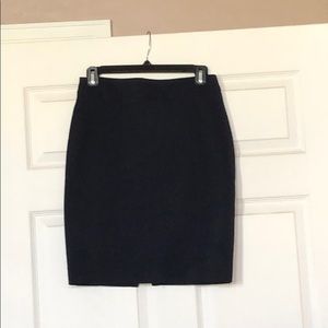 Navy pencil skirt